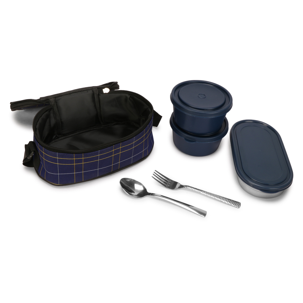 Microwave Safe Royal  lunch box , inside steel containers..