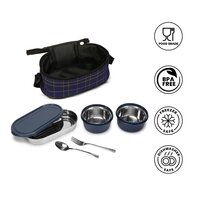 Microwave Safe Royal  lunch box , inside steel containers..