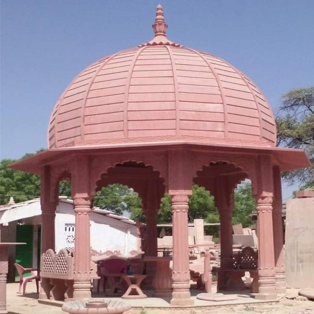 Outdoor Sandstone Temple