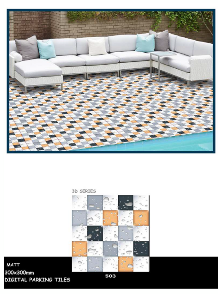 Industrial floor tiles