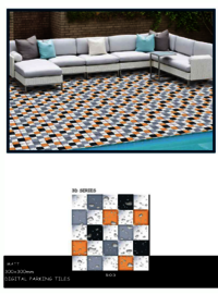 Industrial floor tiles