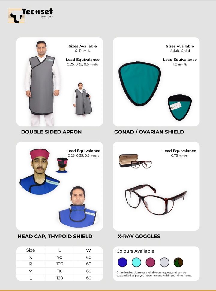 X Ray Lead Vynl Apron - Color: Blue