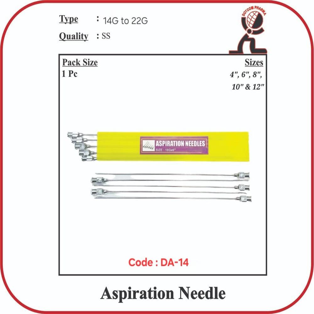Aspiration Needle 14 X 7" - Application: Veterinary Purpose