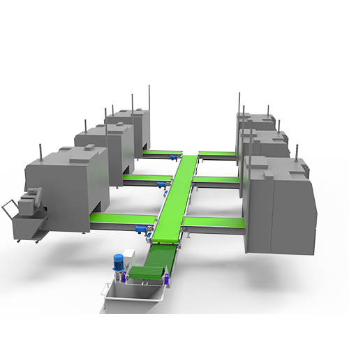 Centralize Conveyor System - Color: Ral 7035