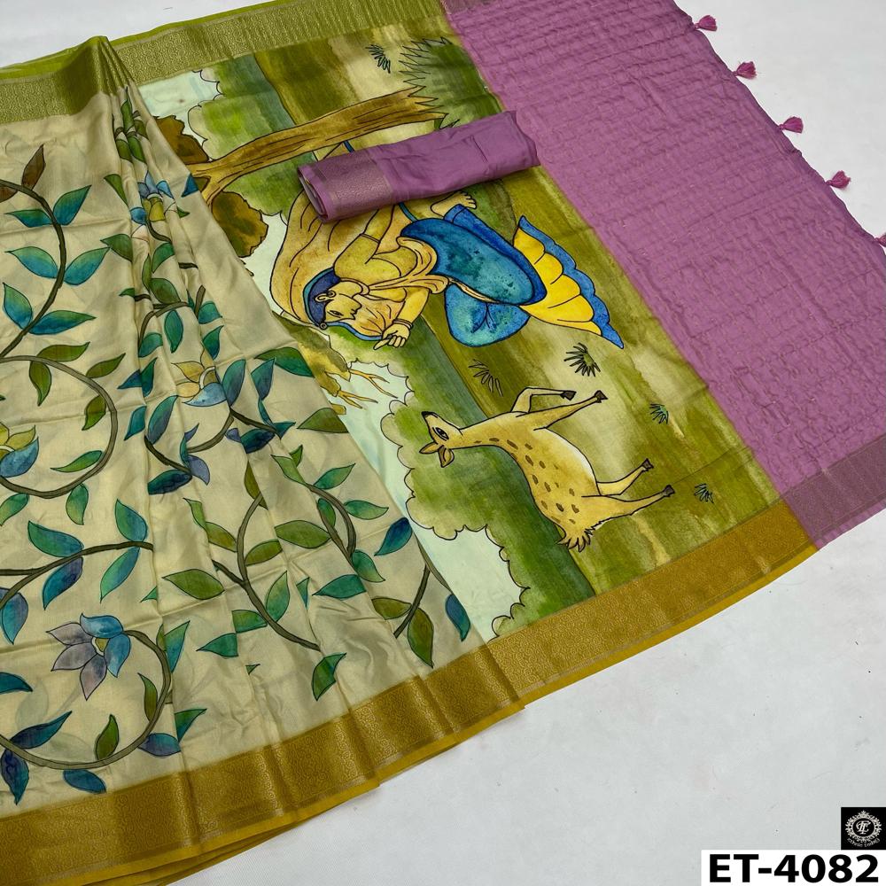 KALAMKARI PRINT SAREE