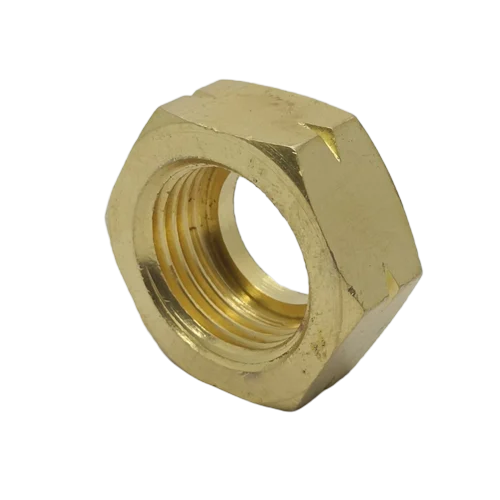 5 Mm Brass Hexagonal Nut - Color: Golden