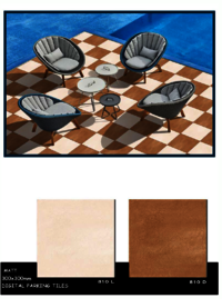 Car parking tiles