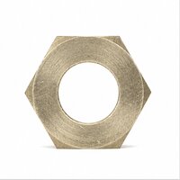 50 Gm Brass Hex Nut - Color: Golden