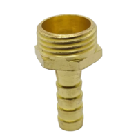 1.25 Inch Brass Nozzle - Color: Golden