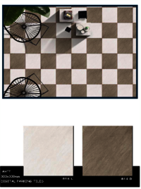 Vitrified Parking Tiles - Material: Porcelain