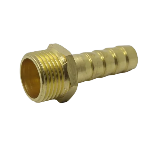 Brass Fittings Hose Nipple - Color: Golden