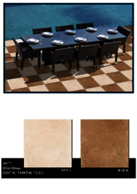 Vitrified parking tiles