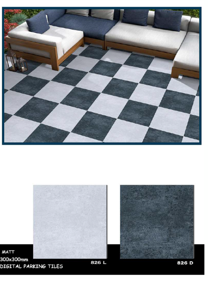Vitrified parking tiles