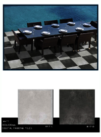 Vitrified parking tiles