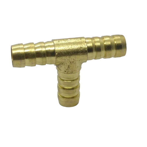T Shape Brass Tee