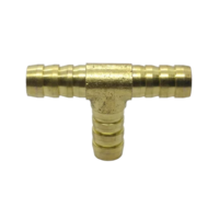 T Shape Brass Tee