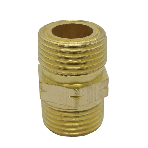 2 Inch Brass Adaptor - Color: Golden