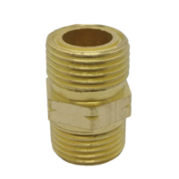 2 Inch Brass Adaptor - Color: Golden