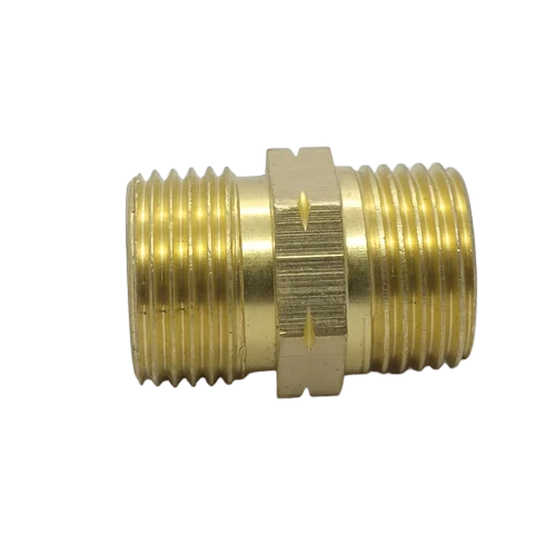 2 Inch Brass Adaptor - Color: Golden