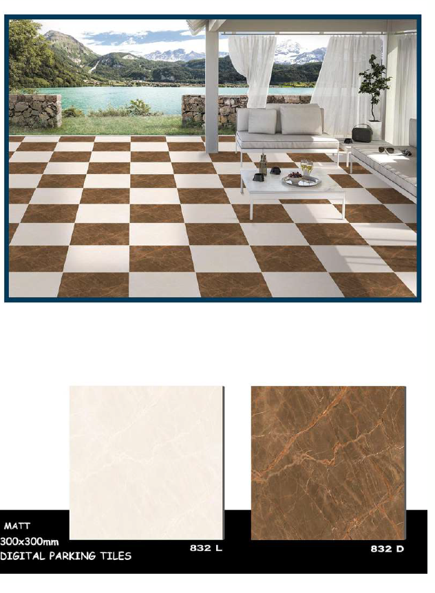 Thick floor tiles