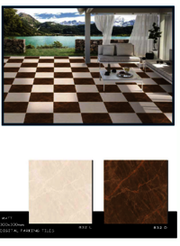 Thick floor tiles