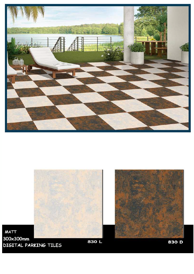 Thick floor tiles