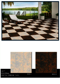 Thick floor tiles
