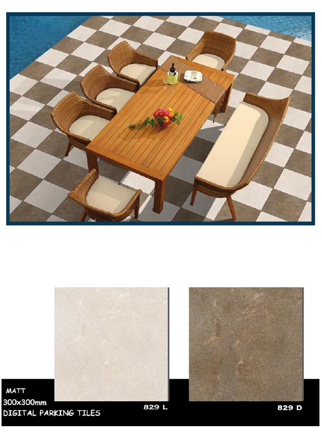 Thick floor tiles