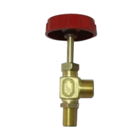Brass Lpg Gas F Valve - Color: Golden