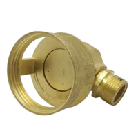 Gas Pipe Connector - Color: Golden