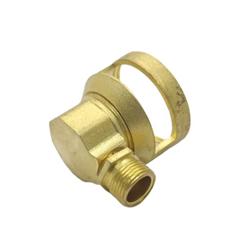 Gas Pipe Connector - Color: Golden