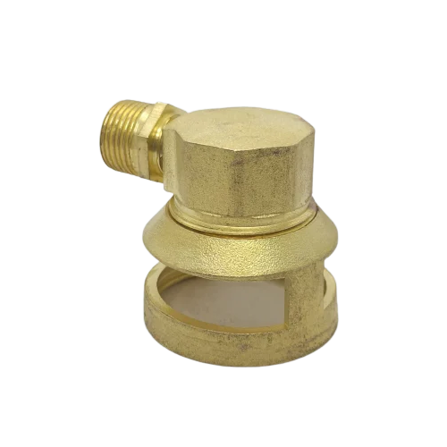 Gas Pipe Connector - Color: Golden