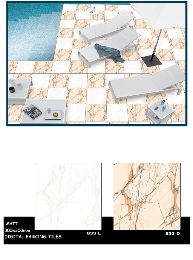 Commercial parking tiles
