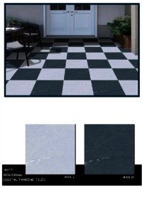 Commercial parking tiles