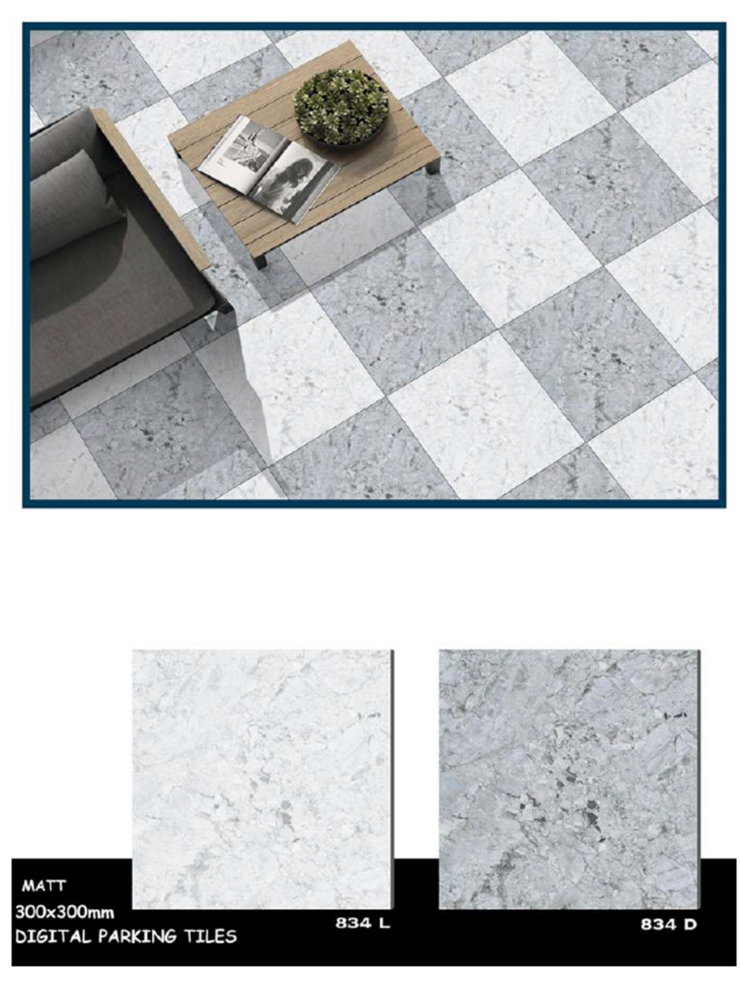 Commercial parking tiles