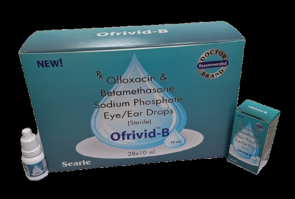 10Ml Ofloxacin And Betamethasone Sodium Phosphate Eye Ear Drop - Physical Form: Liquid
