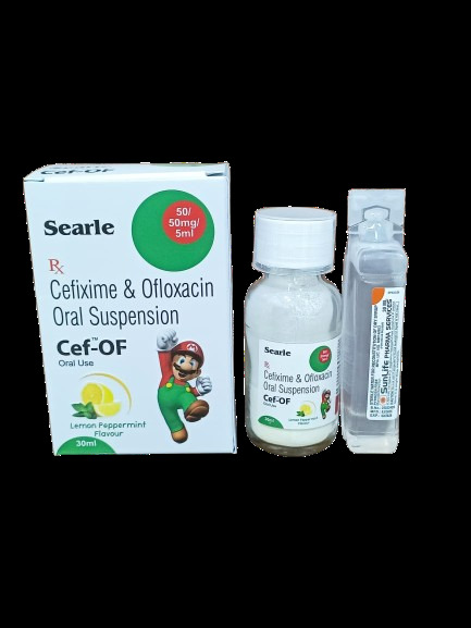 50mg Cefixime And Ofloxacin Oral Suspension