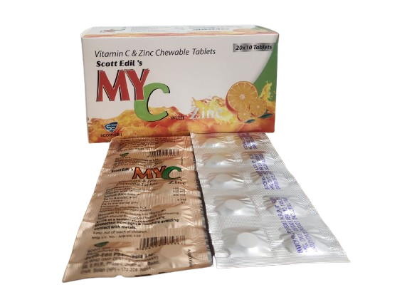 Vitamin C And Zinc Chewable Tablets