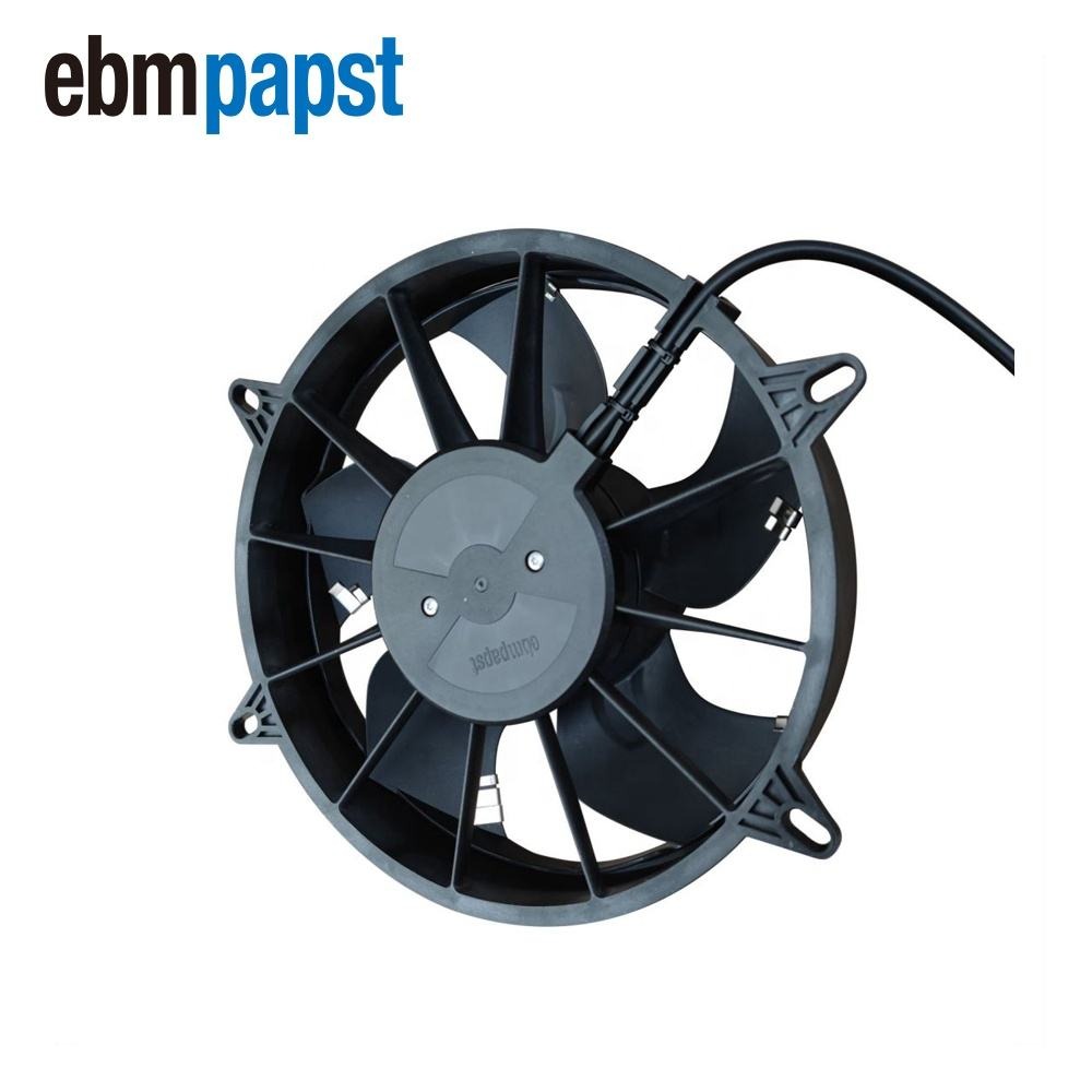 ebmpapst W3G280-EQ20-43 280mm Round 26V DC 1412CFM 200W EC 7.5A IP24KM 3100RPM Ball Bearing Axial Cooling Fan