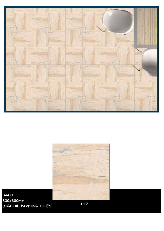 Exterior porcelain tiles