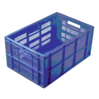 53305 SP 48 L HDPE Vegetable Crate