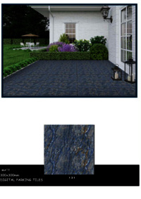 Slip-resistant outdoor tiles