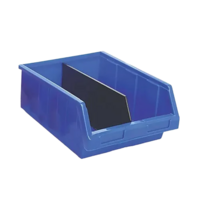 Crate 100 Plastic Storage Bin With Partition