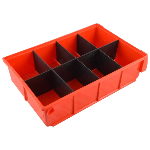 Crate 60 Plastic Storage Bin With Partition