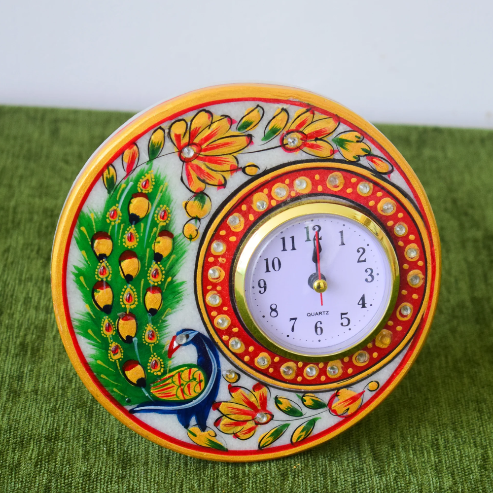 Marble Polishing Clock