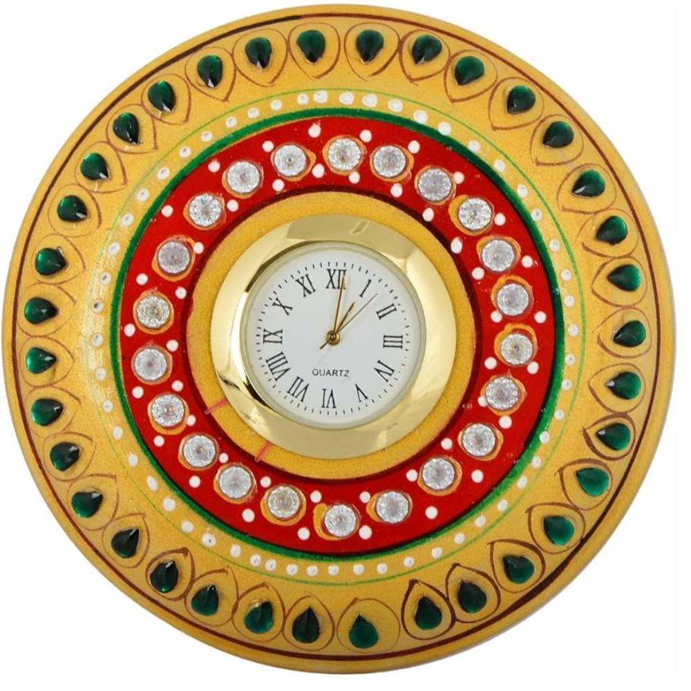 Marble Polishing Clock