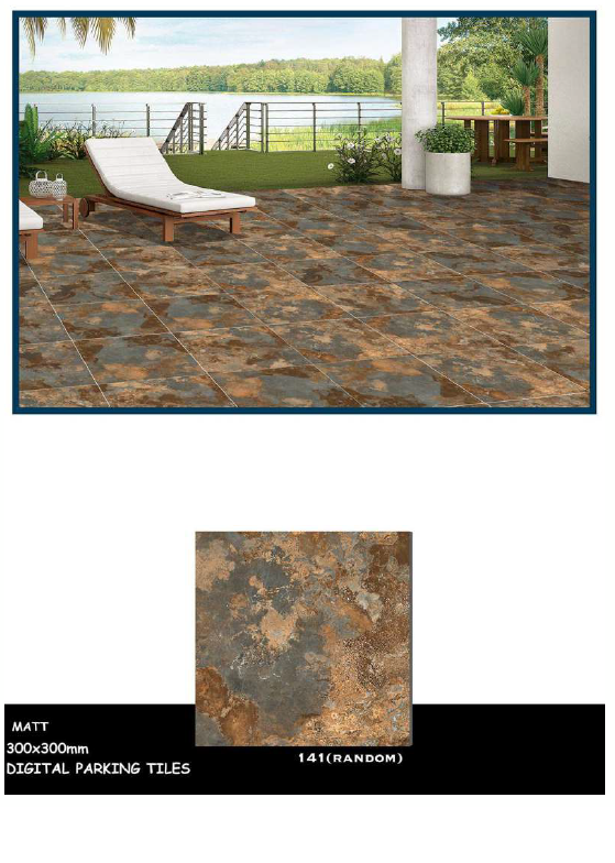 Exterior floor tiles