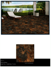 Exterior floor tiles