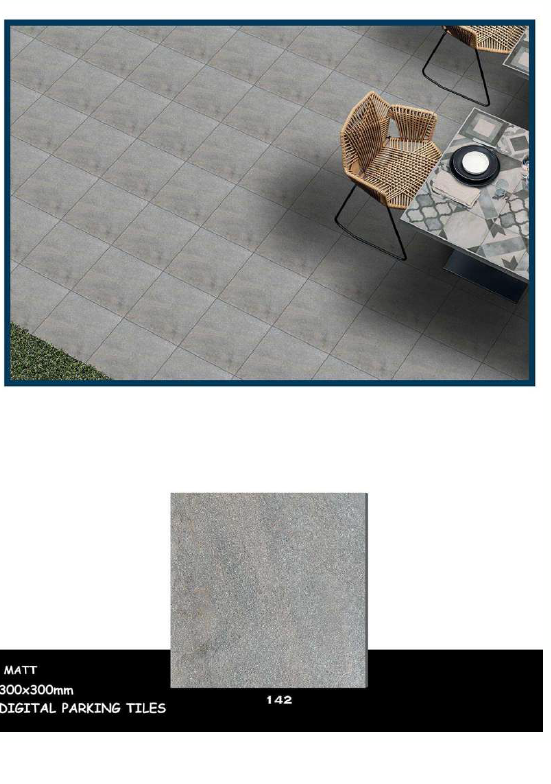 Exterior floor tiles