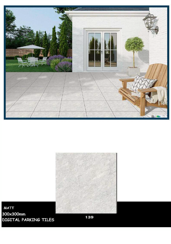 Exterior floor tiles